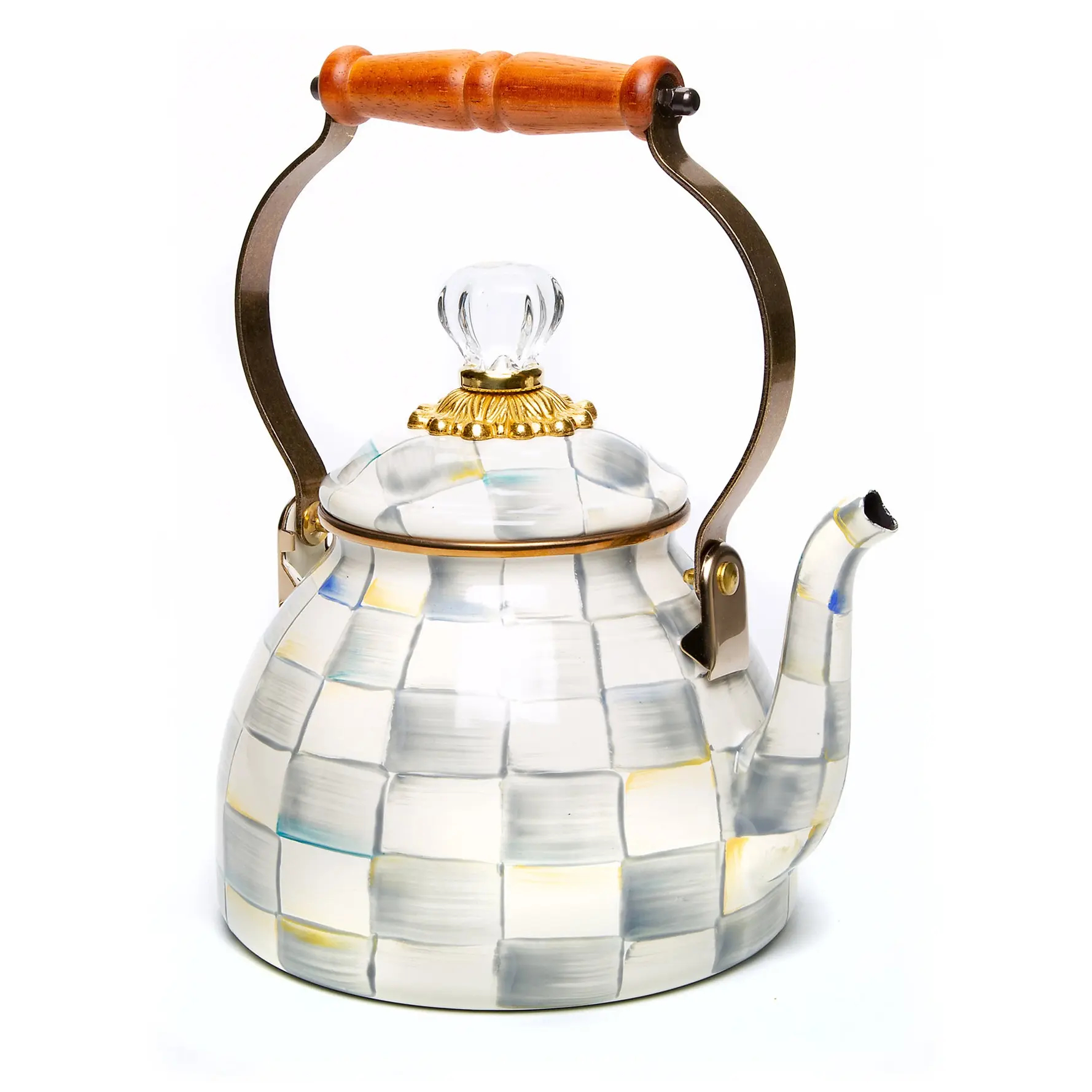 Mackenzie- Childs 2-Quart Enamel Tea Kettle - Image 3